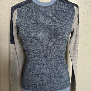 rag & bone Blue and Gray Women's Sweater